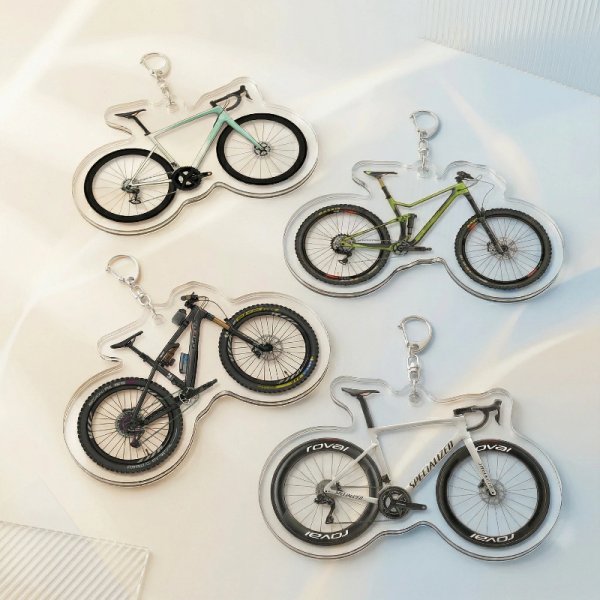 Personalized Cycling Keychain
