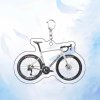 Personalized Cycling Keychain